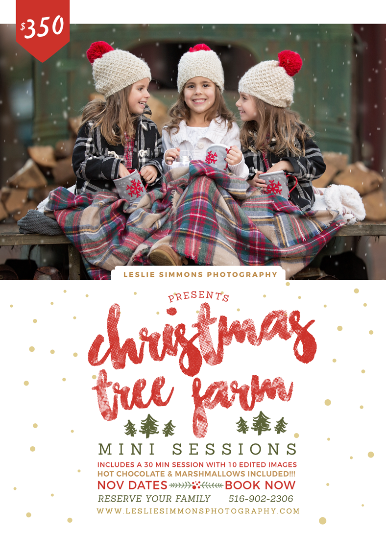 Long Island Family Photographer Christmas Tree Farm Mini Sessions Leslie Simmons Photography Blog